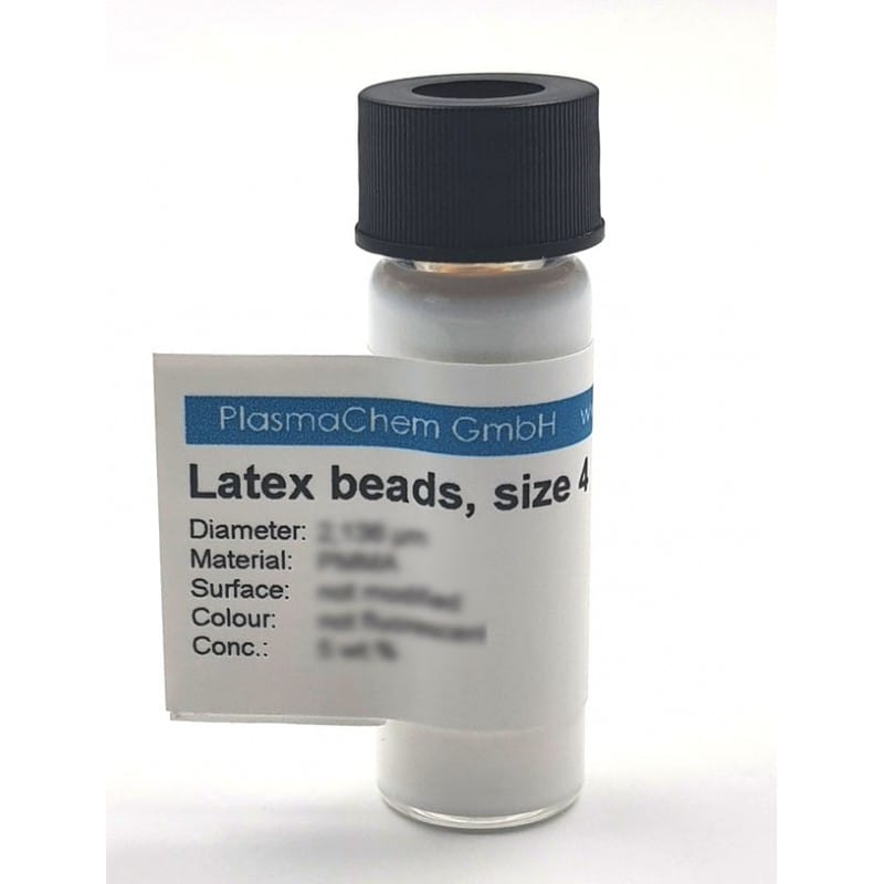 Latex beads Size 1 (ca. 0.25 micron) -PMMA- Size 1- Carboxylated Fluorescent 1 Latex beads Size 1 (ca. 0.25 micron)